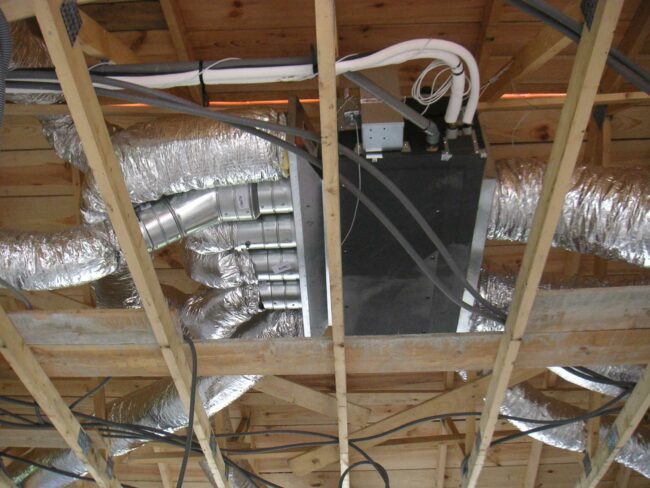 Pose d'un système de climatisation gainable - construction neuve - Lunel